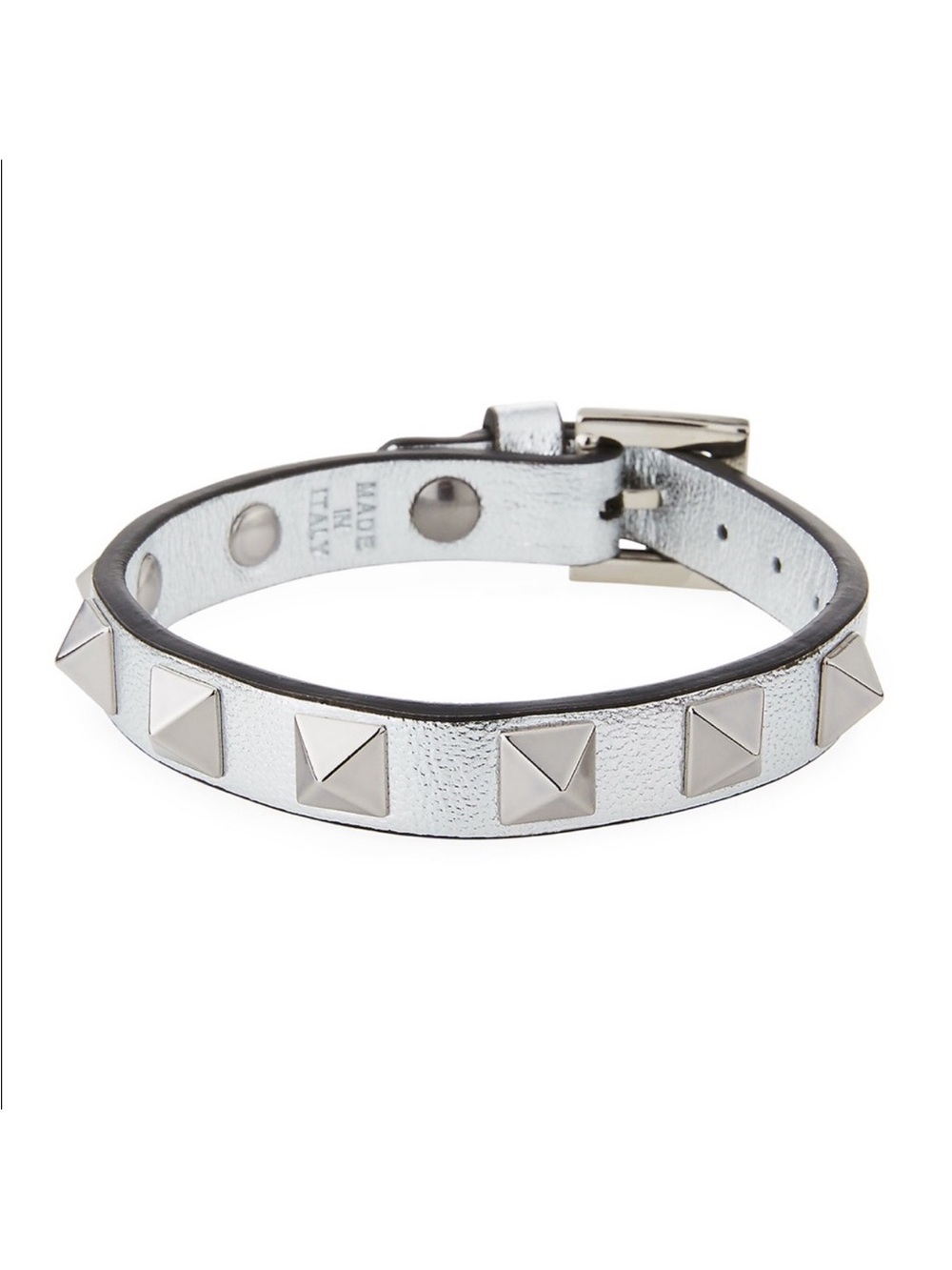 Valentino Silver Rockstud Bracelet